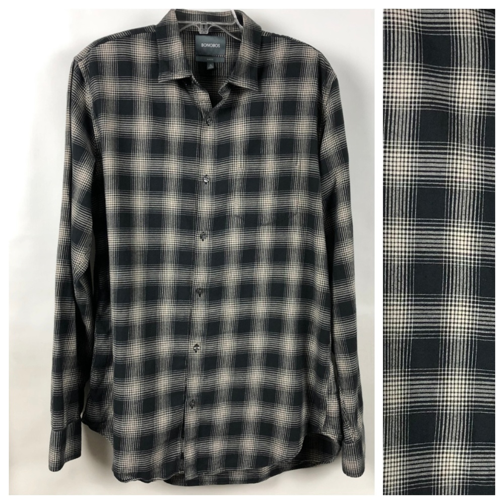 Bonobos brushed cotton slim fit XL long